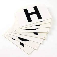 Dressage Letters Set of 8